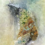 Ohne Titel, Acryl, Mischtechnik, 90 x 60 x 4 cm
