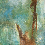 "Earth Water Air Fire"  -  Acryl, Strukturmasse, Mischtechnik, 70 x 50 x 2 cm