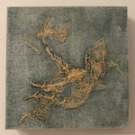 Ohne Titel, Acryl auf MDF-Platte, 20 x 20 x 3 cm