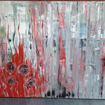 "Feuer" -  Acryl, 70 x 100 x 4 cm