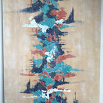 "Asiatisch"  -   Acryl, 100 x 80 x 4 cm