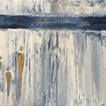 Ohne Titel, Acryl, Reliefpaste, 60 x 80 x 2 cm