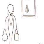 derrière la porte