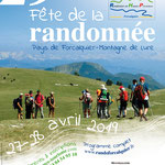 Création des documents de communication pour l'association Randonner en haute Provence