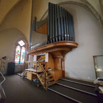 08. April 2024: Auch die Orgelempore ist "Stuhl befreit".  (c) V. Gräfe