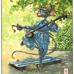 Le joueur d'erhu (VENDU)