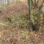 Mauer im Steinbruchbereich, Foto: E. Klein