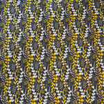 coton brins de lavande jaune et gris