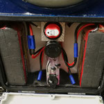 Compartiment batteries/huile/liquide de refroidissement 