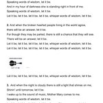 Let it be