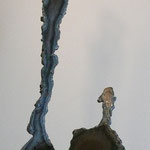 2004 Eisen geschweisst, zwei Figuren H132cm