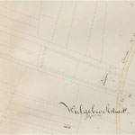 Kaart ca 1843 - foto stadarchief Brugge