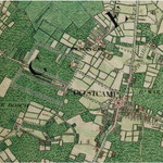 Kaart 1770 - foto stadarchief Brugge
