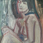 Femme à la cheminée détail, 74x100, A