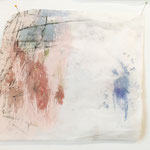 Zonder titel | 24 x 28 cm | softpastel en nagellak op japans papier