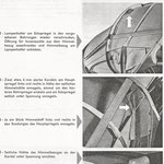 The softtop was made ​​step by step with the original manual from KARMANN.