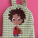 Micro zaino asilo imbottito - Miaodress Creative Design - Handmade - Italian Style 