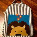Micro zaino asilo imbottito leone - Miaodress Creative Design - Handmade - Italian Style