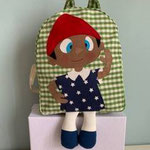 Micro zaino asilo imbottito - Miaodress Creative Design - Handmade - Italian Style 