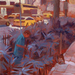 Little India, Oil on MDF, 20 x 15 cm