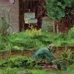 My Mother's Garden 3, Oil on MDF, 20 x 25 cm