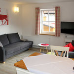 Ferienwohnung Berg im Schrofen 17, in Oberstdorf, Wohnraum