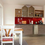 Ferienwohnung Berg im Schrofen 17, in Oberstdorf, Küche & Essplatz