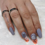 Ombre mit Stamping 
