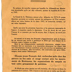 - CNR - Tract_A la classe 43 - Appel au refus du STO - Coll. Musée de la Résistance nationale à Champigny-sur-Marne