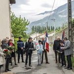 - Commémoration de la libération des camps de concentration le 26 avril 2015 rue de Champaviotte