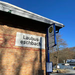 Start und Ziel der Wanderung am alten Bahnhof in Laubuseschbach