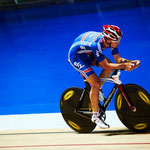 At Manchester Velodrome
