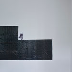 "UNTITLED", 2010, PVC e carica elettrostatica su parete, ph. Annalisa Sonzogni