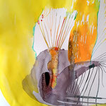 Shine your light, Aquarellfarbe auf Papier, 30 x 40 cm, Susanne Renner-Schulz, 2024