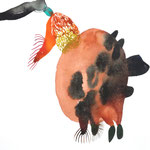 Teaser, 24 x 32 cm, Aquarellfarbe auf Papier, Susanne Renner, 2019