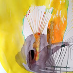 Shine your light, Aquarellfarbe auf Papier, 30 x 40 cm, Susanne Renner-Schulz, 2024