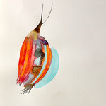 Earthling, Aquarellfarbe auf Papier, 24 x 32 cm, Susanne Renner-Schulz, 2022