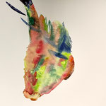 Inside, Aquarellfarbe auf Papier, 30 x 40 cm, Susanne Renner-Schulz, 2023