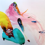 Pain, Aquarellfarbe auf Papier, 30 x 40 cm, Susanne Renner-Schulz, 2024