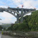ドライプで山北の道の駅に近い場所で、新東名高速の橋梁作業が行われていた、 2024年９月に撮った画像です。Wさん