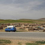mud brick houses, Kordistan province, Iran