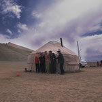 Visiting a Yurt in Kyrgyzstan to drop off some old clothes