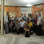 another invitation for dinner at a family in Sanandaj, Iran