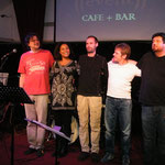 EVENT CAFE, Wien mit Stella Jones/voc, Peter Natterer/sax, Otto Scheidl/bass, Peter Barborik/drums, Georg Henke/keys