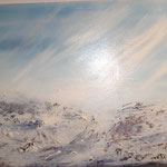 Winterzeit, Acryl auf Leinwand, 120x80 cm