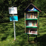 Auch mitten im Wald gab´s einen offenen Bücherschrank!