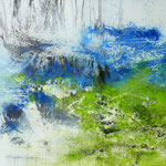 Raymond ATTANASIO, "20 AVRIL 2023", huile sur toile,60X60 cm, 600€,EMPRUNTÉE ACTUELLEMENT