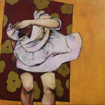Judith BRUNEL, "Sous le soleil", Huile sur toile, 65 cm x 54 cm, 450 €, EMPRUNTÉE ACTUELLEMENT