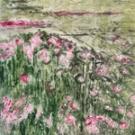 Caroline ROCHETTE, "Epilobe Eu4", GRAVURE : Percements, taille douce et carborandum sur plaques d’aluminium offset.  Impression sur papier Rosaspina Fabriano 285gr , 70X50 cm, 375 €,EMPRUNTEE ACTUELLEMENT