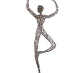 Valérie QUERUAU-LAMERIE, "Joséphine", grillage, H40 xL17 , 500€, DISPONIBLE A L EMPRUNT
